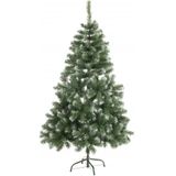 Kunst kerstboom Abies 120 cm witte punten