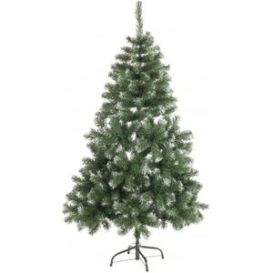 Kunst kerstboom Abies 120 cm witte punten