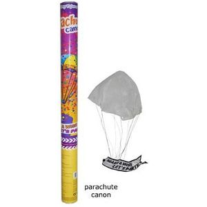 2x stuks confetti kanonnen/shooters met parachute 60 cm - gekleurde party confetti