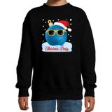 Foute kersttrui / sweater Christmas party coole / stoere kerstbal - zwart voor jongens - kerstkleding / christmas outfit