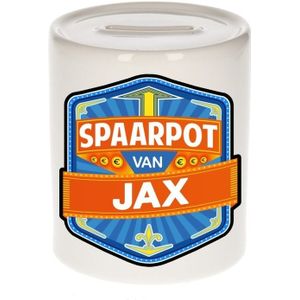 Kinder spaarpot voor Jax - keramiek - naam spaarpotten