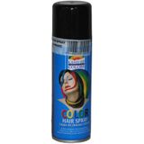 Carnaval verkleed haar verf/spray - zwart - spuitbus - 111 ml