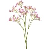 7x stuks kunstbloemen Gipskruid/Gypsophila takken fuchsia roze 68 cm - Kunstplanten en steelbloemen
