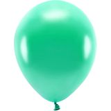 300x Groene ballonnen 26 cm eco/biologisch afbreekbaar - Milieuvriendelijke ballonnen