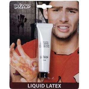 Vloeibare latex schmink/make-up tube 28 ml - Halloween make-up nephuid/wonden maken