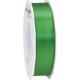 Satijn cadeau/hobby sierlint 2,5cm x 25m- groen en rood