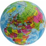 5x Anti-stress balletje planeet aarde/wereldbol/globe 7 cm - Stressballen - Anti-stress producten