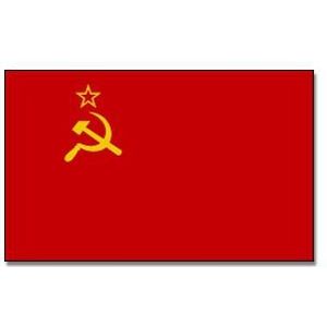 Vlag Sovjet Unie 90 x 150 cm feestartikelen -Sovjet Unie/USSR landen thema supporter/fan decoratie artikelen