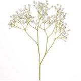 7x stuks kunstbloemen Gipskruid/Gypsophila takken wit 58 cm - Kunstplanten en steelbloemen