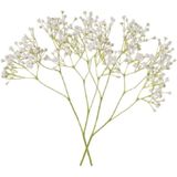 7x stuks kunstbloemen Gipskruid/Gypsophila takken wit 58 cm - Kunstplanten en steelbloemen