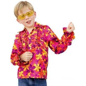 Faram Gekleurd hippie shirts voor kinderen