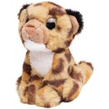 Pluche Luipaard knuffeldier van 13 cm - Speelgoed dieren knuffels cadeau voor kinderen