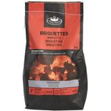 BBQ starterspakket - houtskool briketten 3 kilo - barbecue aanmaakblokjes 72x