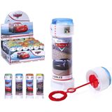 4x Disney Cars bellenblaas flesjes met spelletje 60 ml voor kinderen - Uitdeelspeelgoed - Grabbelton speelgoed