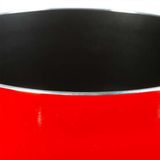 5Five - Steelpan/sauspan - Inductie - aluminium - rood/zwart - D18 cm