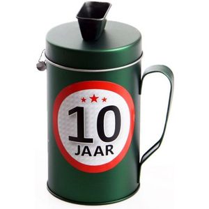 10 jaar geworden spaarpot