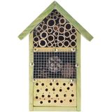 4x stuks doe-het-zelf insectenhotel/insecten nestkast  26 cm - Vlinderhuis/bijenhuis/wespenhotel