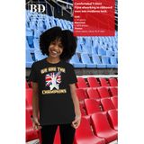 Bellatio Decorations Verkleed shirt voor dames - Engeland - grijs - voetbal supporter - themafeest