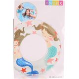 Intex zwemband/zwemring voor kinderen 61 cm - Zeemeermin/zeemeerminnen print