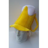 2x Bierpul hoeden met schuimkraag - Oktoberfest/Bierfeest/Carnaval verkleed accessoire