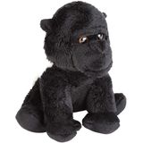 Pluche knuffel dieren Gorilla aap 15 cm - Speelgoed apen knuffelbeesten
