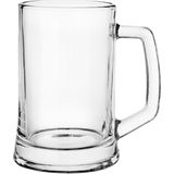 Glasmark Bierglazen - Bierpullen - transparant glas - 6x stuks - 500 ml - Oktoberfest