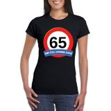 65 jaar and still looking good t-shirt zwart - dames - verjaardag shirts