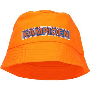 Bellatio Decorations Koningsdag hoed oranje - kampioen - 57-58 cm