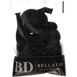 Bellatio Decorations zak van 100x stuks ballonnen zwart van 27 cm - Feestartikelen