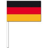 50 Duitse zwaaivlaggetjes 12 x 24 cm