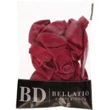 Bellatio Decorations ballonnen - 80 stuks - neon roze - 27 cm - helium of lucht - verjaardag / versiering