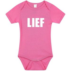 Lief tekst baby rompertje roze meisjes - Kraamcadeau - Babykleding