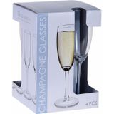 24x stuks Champagne glazen set van 180 ml - Luxe drink glazen sets
