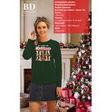 Bellatio Decorations foute kersttrui/sweater voor dames - All I want for Christmas - piemels - groen