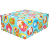 25x Sinterklaas inpakpapier/kadopapier 250 x 46 cm - 25 rollen grootverpakking - Cadeaupapier / inpakpapier