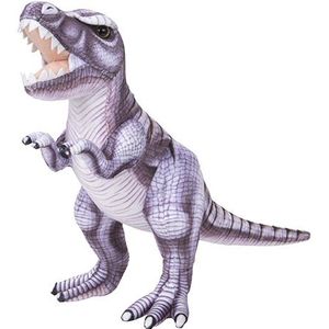 Pluche Knuffel Dinosaurus T-Rex Purple van 30 cm - Dino Speelgoed Knuffeldieren