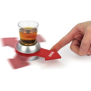 Alcohol drankspel/drinkspel shot spinner feestartikelen - Shotjes spel - Vrijgezellenfeest artikelen