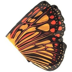 Vlinder vleugels oranje voor kids