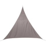 Set van 2x stuks schaduwdoek/zonnescherm Curacao driehoek taupe waterafstotend polyester - 2 x 2 x 2 meter