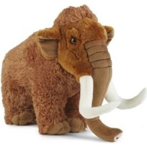 Pluche mammoet bruin knuffel 30 cm - Knuffeldieren - Speelgoed voor kind