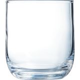 6x Stuks tumbler waterglazen/drinkglazen transparant 230 ml - Glazen - Drinkglas/waterglas/sapglas