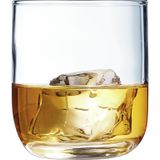 6x Stuks tumbler waterglazen/drinkglazen transparant 230 ml - Glazen - Drinkglas/waterglas/sapglas
