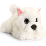 Keel Toys pluche Westie wit honden knuffel 37 cm - Honden knuffeldieren - Speelgoed voor kind