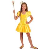 Geel prinsessen verkleed jurkje voor meisjes - carnavalskleding voor kinderen