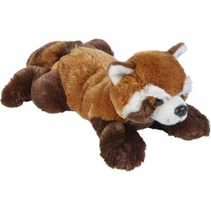 Pluche knuffel dieren Rode Panda beer 25 cm - Speelgoed wilde dieren knuffelbeesten
