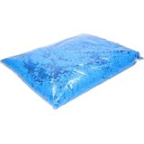2 kilo witte en blauwe papier snippers confetti mix set feest versiering - 1 kilo per kleur
