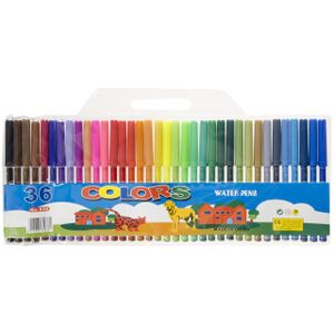 36x Gekleurde viltstiften in mapje - Viltstiften voor kinderen - Kleuren - Creatief speelgoed