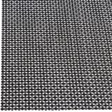 Set van 8x stuks placemats zwart uni - texaline - 50 x 35 cm - Onderleggers
