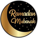 75x Ramadan Mubarak glazen onderzetters - karton - viltjes voor Ramadan - Suikerfeest versiering