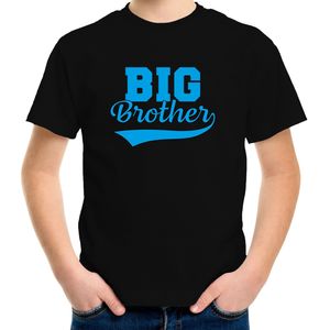 Big brother cadeau t-shirt zwart voor jongens / kinderen - Grote broer shirt - aankondiging zwangerschap